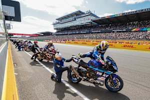 Der Start zum 24-Stunden-Rennen in Le Mans 2024