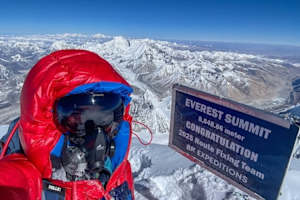 Herausforderung gemeistert: Gipfelstürmer Karel Abraham