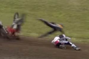 Kay de Wolf flog ab und riss Valerio Lata mit zu Boden