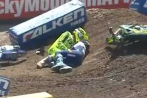 Jordon Smith kollidierte mit Cole Davies