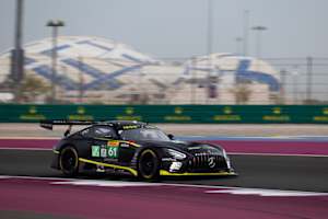 Die beiden Mercedes-AMG GT3 tun sich bislang bei ihrem FIA WEC-Debüt in Katar schwer