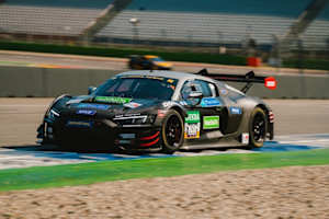 Carrie Schreiner beim Test in Hockenheim