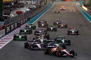 Das Starterfeld der Formel 1 (hier Abu Dhabi 2024) wird ab 2026 aus 22 statt 20 Autos und elf statt zehn Teams bestehen