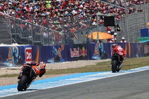 KTM-Pilot Vinales holte immer wieder auf Bagnaia auf – und fiel immer wieder zurück