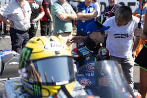 Jonathan Rea mit seinem Sonderhelm «Joey Dunlop»