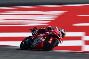Wie Zarco auch direkt im Q2: Honda-Pilot Luca Marini