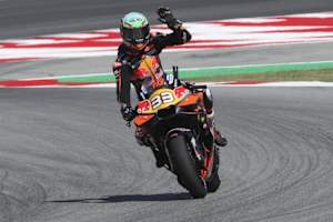 KTM-Werksfahrer Brad Binder sprintete auf Platz 6