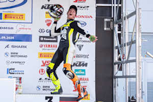 Luca Göttlicher feierte seine Podest-Premiere