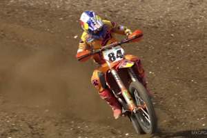 Jeffrey Herlings gewann das Qualifikationsrennen in Matterley Basin