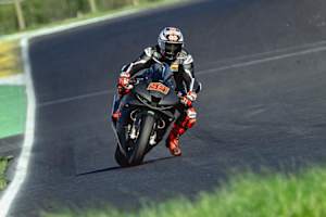 Patrick Hobelsberger auf seiner Honda