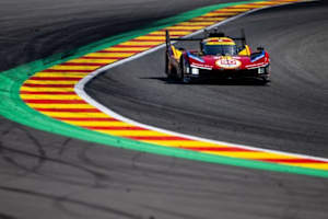 In Spa auf der Pole-Position: Der Ferrari 499P von Antonio Fuoco