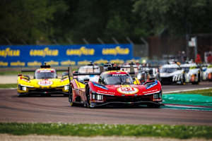 Der siegreiche Werks-Ferrari 499P in Imola
