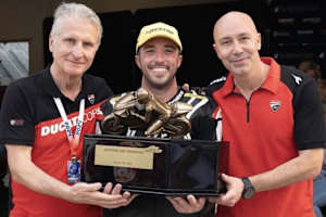 Paolo Ciabatti (links) mit Sieger Josh Herrin