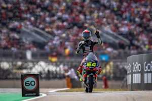 Geschafft: Moto3-GP-Sieger David Munoz