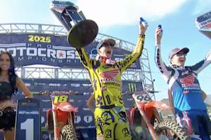 Jett Lawrence gewann vor Eli Tomac und Hunter Lawrence