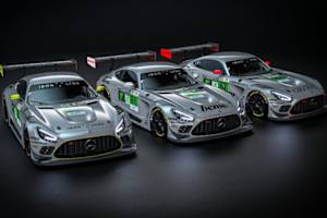 So sollen die drei Mercedes-AMG LMGT3 2025 in Le Mans aussehen