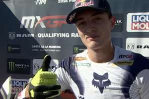 Lucas Coenen gewann das MX2-Qualifikationsrennen