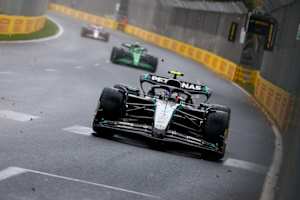 Kimi Antonelli unterwegs in Melbourne. Er wurde Vierter