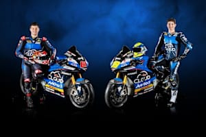 Alessandro Zaccone und Luca Bernardi mit ihren Ducati V21L