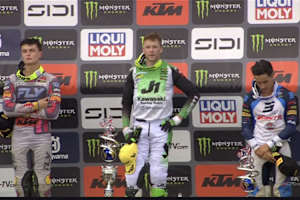 Romain Febvre gewann vor Lucas Coenen und Glenn Coldenhoff