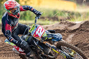 Max Nagl startete in Tensfeld mit Handicap
