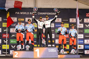 Seastien Ogier, Ott Tänak,  Thierry Neuville