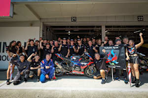 Das BMW Motorrad World Endurance Team in Suzuka