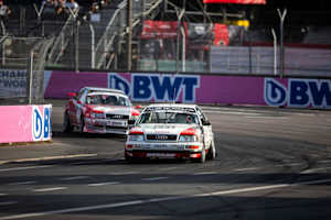 Altfried Heger startet mit einem Audi V8 auf dem Norisring