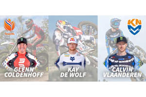 Das Team Niederlande mit Glenn Coldenhoff, Kay de Wolf und Calvin Vlaanderen