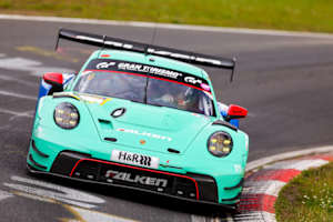 Der ehemalige Formel 1- und DTM-Star Timo Glock startet im Falken Motorsports Porsche #4