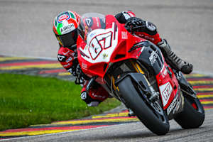 Lorenzo Zanetti hatte seinen bisher größen IDM-Erfolg am Sachsenring