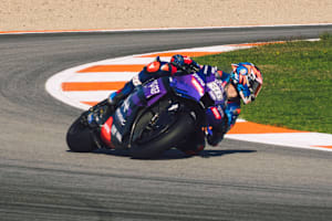 Izan Guevara bei seiner Premiere auf der MotoGP-Yamaha