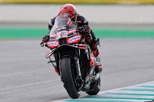 Feste Bank, aber Alleinkämpfer: Aprilia-Testfahrer Lorenzo Savadori