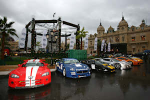 Die Präsentation der GT3-Klasse am 02.12.2005 auf dem Place du Casino