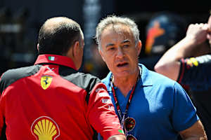 Ferrari-Teamchef Fred Vasseur und Jean Alesi