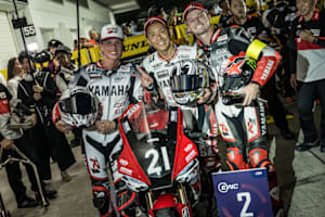 Andrea Locatelli, Katsuyuki Nakasuga und Jack Miller (v.l.)