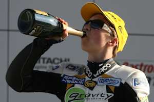 Luca Grünwald feiert schon mal