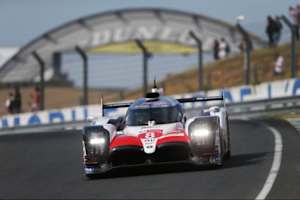 Schnellster beim Vortest zu den 24h von Le Mans: Der Toyota TS050 Hybrid von Sébastien Buemi, Kazuki Nakajima und Fernando Alonso
