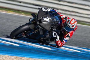 Iker Lecuona auf der neuen Honda Fireblade