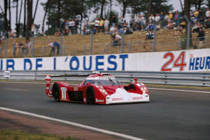 Der Toyota TS020 aus dem Jahre 1999 wird in Le Mans auch zu sehen sein