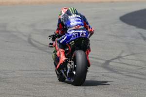Bei Fabio Quartararo versagte das Ride-Height-Device in Runde 12