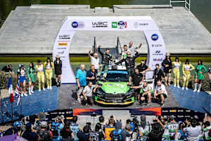 Jonas Andersson und Gus Greensmith in Mexiko