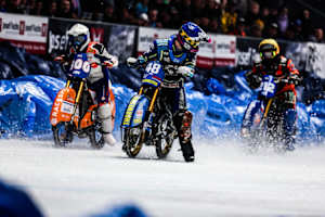 Luca Bauer (48) hat die Gegner im Blick