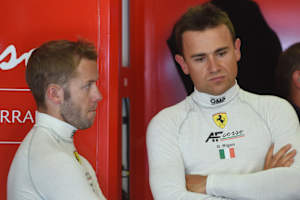 Davide Rigon (re.) und Teamkollege Sam Bird