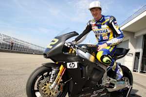 Sascha Hommel auf der Moto2-Kalex