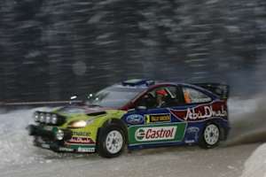 Hirvonen setzte sich auf der WP 5 an die Spitze
