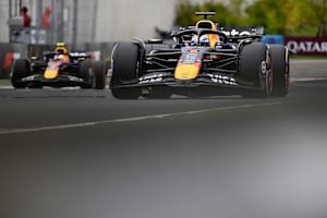 Max Verstappen in der Regel vor Yuki Tsunoda
