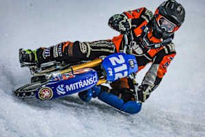 Lukas Hutla war eine der positiven Überraschungen der Eisspeedway-Saison 2025