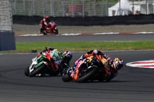 Enea Bastianini und Johann Zarco fuhren dem Feld hinterher