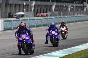 Jack Miller vor Teamkollege Miguel Oliveira und Somkiat Chantra